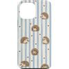 Boho Animal Lover Illustrations Custodia per iPhone 13 Pro Max Carino Riccio Cuori e Strisce