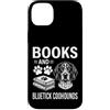 Funny Bluetick Coonhound And Book Design Custodia per iPhone 14 Plus Libri e Bluetick Coonhounds Divertente Bluetick Coonhound