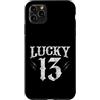 Merch Maniacs Custodia per iPhone 11 Pro Max Numero 13 FORTUNATO