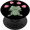 Strawberry Frog Kawaii Cottagecore Carino Kawaii Rana Fragola Cottagecore Estetica PopSockets PopGrip Adesivo