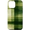 generic Custodia per iPhone 12 Pro Max Grafica Preppy Cottagecore Plaid Verde