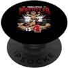 4 Years Birthday Merch Questo piccolo lottatore è 4-4 ° compleanno festa di compleanno PopSockets PopGrip Adesivo