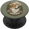 MyAnimal - Corgi Corgi Vintage Nature Art Design PopSockets PopGrip Adesivo