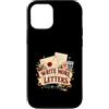 Inkwell Bloom Correspondence Custodia per iPhone 12/12 Pro Scrivi più Lettere Vintage