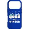 Winter by Content Design Studio Custodia per iPhone 17 Pro Gnomi invernali, gnomi natalizi con frasi divertenti