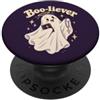 Cute Ghost Halloween Divertente fantasma cristiano Halloween Boo Credente PopSockets PopGrip Adesivo