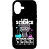 I Love Science Speak Fluent Sarcasm Scie Custodia per iPhone 17 Amo la scienza e parlo fluente Sarcasmo Divertente Chimica nerd