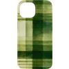 generic Custodia per iPhone 15 Grafica Preppy Cottagecore Plaid Verde