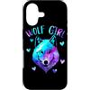 Just a Girl who Loves Wolves TS Gifts Co Custodia per iPhone 17 Solo una ragazza che ama i lupi - Amante dei lupi galassia