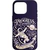 Cosmic Orbit Frontier Custodia per iPhone 16 Pro Carino Astronauta Spazio Motivazione Progresso Citazione