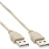 InLine® 34350H Cavo USB 2.0, da A ad A, beige, 5 m