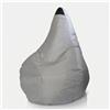 Beach and Garden Design Borsa a sacco per il giardino impermeabile e sfoderabile Estate - grigio