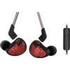 KZ Cuffie con microfono KZ AS10 (rosse/nere)