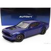 Autoart, Dodge Challenger R/T Scat Pack Widebody, 2022, scala 1:18, colore blu Indingo