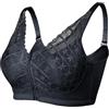 Lervanla Reggiseno per mastectomia con chiusura frontale, con cerniera, con tasca per protesi mammarie, reggiseni chirurgici quotidiani da donna