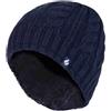 HEAT HOLDERS - Berretto Termico Donna A Trecce Foderato in Pile 3.4 TOG
