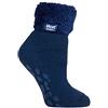 HEAT HOLDERS - Calze Termiche da Donna Basse e Morbide con Bordo a Piuma, Antiscivolo con Grip