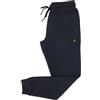 NavyBlue Yacht Pantaloni Tuta Uomo Invernale in Cotone Felpato. Pantalone Lungo con Zip Termosaldate alle Tasche ed Elastico alle Caviglie. Taglie Oversize