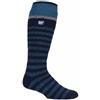 HEAT HOLDERS - Calze da sci termiche da uomo, spesse e lunghe fino al ginocchio, a righe, 2,3 TOG