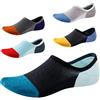 SEESILY Calzini Fantasmini Uomo Taglio Basso Anntiscivolo - Invisibili per Mocassini Scarpe Oxford da Barca Taglia EUR 39-45 5 Paia