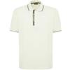 Blauer Polo Doppia Riga Logata Parkson