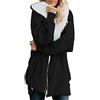 Xmiral Cappotto Caldo Maglione con Cappuccio da Donna Maglione a Maniche Lunghe Invernale Giacca Parka