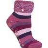 HEAT HOLDERS - Calze Termiche da Donna Basse e Morbide con Bordo a Piuma, Antiscivolo con Grip