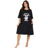 GM Apparel Camicia da notte larga da donna Loungewear Sleepwear Abito da notte Oversize T Shirt Ladies Nighties Manica Corta 100% Cotone Camicie da notte con tasche