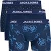 JACK & JONES Men's Jacsolid Trunks 3 Pack Op (Pack of 3)