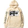 zhedu Anime Death Note Felpa con Cappuccio Stampata Lunghe Casual Harajuku Streetwear Pullover con Cappuccio Top