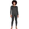 LAPASA Completo Termico Donna Fodera in Micropile Calore Base L17 - Abbigliamento Intimo Invernale Maglietta Pantaloni Calzamaglia Tuta Sci Trekking