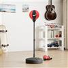 ZXQVLMRS Palla da boxe con supporto, per bambini e ragazzi, regolabile in altezza, 81-122 cm, con guanti da boxe e pompa ad aria, palla da boxe per allenamento di boxe