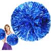 Generisch Cheer Team - Pompon da cheerleader, grandi pompon da cheerleader | Accessori per cheerleading, con anelli per le dita, 30 cm, pellicola sportiva, per