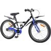 KTHLBRH Bicicletta per Bambini 18 Pollici in Acciaio per 5-7 Anni | Manopole in gomma, stelo a vite, parafanghi inclusi, sella anatomica, manubrio regolabile, uso su asfalto e parchi