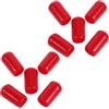 HEMOTON 10 Pezzi Tappo di Ricambio per Inflatore Subacqueo Bcd, Rosso in | Coperchio Antipolvere per Valvola, Compatibile Sistemi Multipli, per Tecnici e Sidemount, Tenuta Sicura
