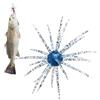 Generisch Esche da pesca a forma di riccio marino, morbide e realistiche, colore | Esca in gomma siliconica, attraente, alta cattura, per lago e fiume, trota di mare e persico, accessori da pesca