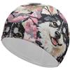 FJQWKLF Cuffia da nuoto unisex con stampa di cane Alaskan, adatta a uomini e donne con capelli corti o lunghi, ideale per la spiaggia.
