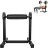 DJOAIUYF Split Squat Stand - Rullo per squat con 9 altezze regolabili | Bulgara Split Squat Bracket Single Leg Squat Roller Bracket per casa, palestra, allenamento della forza delle gambe