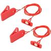 NEIQIUWING 2 chiavi di sicurezza magnetiche per tapis roulant | La chiave magnetica rossa blocca il tapis roulant quando viene rimosso per la vostra sicurezza.