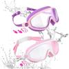 Générique Occhiali Nuoto Bambino - Visione Large Acquatici | Guarnizione In Silicone Senza Perdite Sistema Di Cinghia Regolabile, Include Clip Naso E Custodia Per Immersioni In Essere