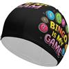 FJQWKLF Bingo is My Game Cuffia da nuoto unisex Cappello da nuoto per uomo e donna Capelli corti e lunghi Cuffie da bagno alla moda