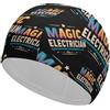 FJQWKLF Cuffia da nuoto Magic Electrician per uomo e donna, antiscivolo, per capelli lunghi o corti.