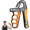 Generic Grip Exerciser - Attrezzo per rinforzare le mani, regolabile da 5 a 100 kg | Hand Strengthener antiscivolo Gripper Grip Strength Trainer Hand Exerciser Finger Trainer Office Stress Relief Rehabilit