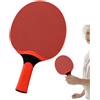 Generic Racchetta da ping pong in gomma impermeabile, per interni ed esterni | Attrezzatura professionale di sport della racchetta per i giocatori principianti, gioco della racchetta all'aperto