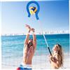 Aetherize Trainer Chiodato da pallavolo, Trainer Regolabile in Alluminio per Colpire Azzurro