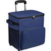 Generic Cooler on Wheels - Ghiacciaia con lati morbidi | Carrello da viaggio a tenuta stagna con manico borsa isolata da 35 litri per patio, spiaggia, shopping, campeggio all'aperto