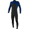 O'NEILL 2026 Uomo Hyperfreak+ 5/4mm Chest Zip Muta 5345 - Tempered Steel/Twilight Blue