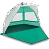 GFMGUEMV Tenda da spiaggia per 2 persone, verde mare, tenda da spiaggia impermeabile Quick Release in poliestere con rivestimento in PU, con tessuto a rete per la ventilazione, inclusi picchetti e tiranti
