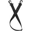 UKCOCO Tracolla per Sci e Scarponi Fibbia Regolabile, Nylon Nero 2,5 CM | Aggancio Rapido e Presa Sicura, per Sci, Snowboard e Pattini, Uso Outdoor, Stile Elegante