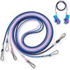 TOYANDONA 3 Pezzi Corda per Guanti da Sci, Clip Anti-smarrimento | Nylon con Clip Robuste e Fibbie Regolabili, per Scuola, Neve e Giochi All'aperto, Confezione
